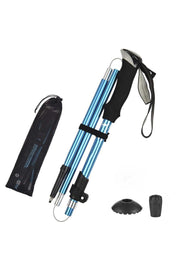 HyMark Trekking Hafif Katlanabilir 105-125cm Dağcı Doğa Kamp Yürüyüş Tırmanma Batonu
