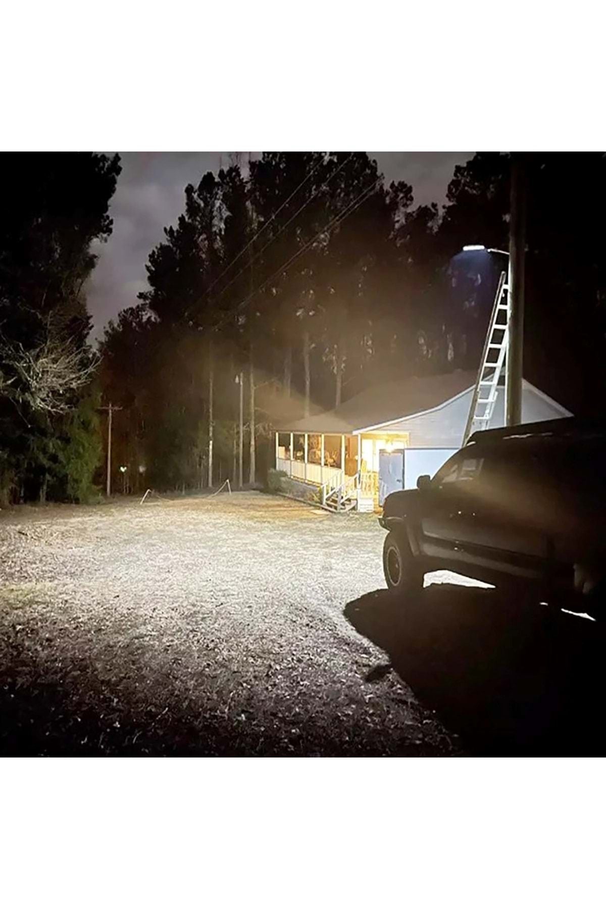 HyMark LED Güneş Enerjili 3 Modlu Şarjlı Kumandalı Solar Aydınlatma Lamba