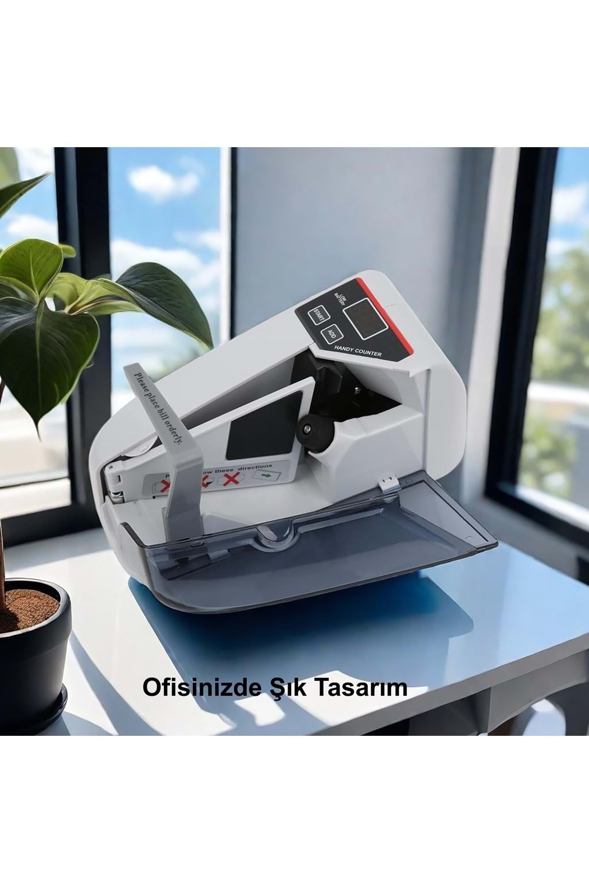 HyMark Kağıt Para Sayma Makinesi Mini Taşınabilir UV Lamba Para Kontrol