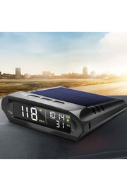 HyMark Evrensel GPS Hız Göstergesi Araç Güneş Enerjili Hız Ölçer S98 HUD Ekranı