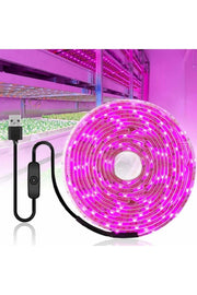 HyMark Bitki Yetiştirme Lambası Tam Spektrum Usb Şerit Led  3 metre