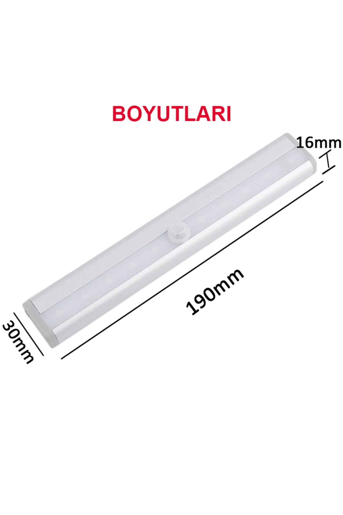 HyMark 10 LED li  PIR Ampul Hareket Sensörli Akıllı Işık Aydınlatma