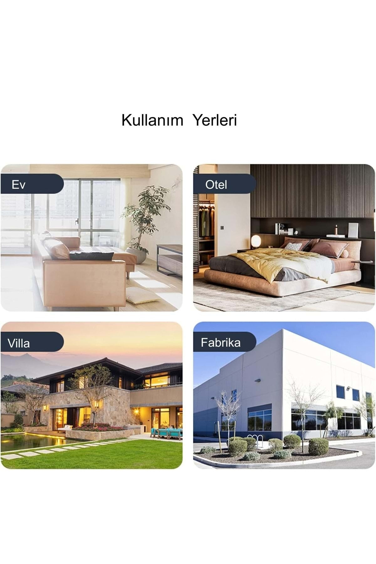 HyMark İnterkom Elektronik Kablosuz 2 Yönlü Ses Telsiz Uzun Menzilli Kablosuz Kapı Zili Ünitesi