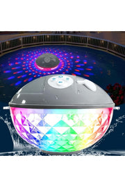 HyMark Bluetooth BT601 Havuz Hoparlörü Renkli RGB Led Işık IP68 Su Geçirmez Dahili Şarjlı Pil