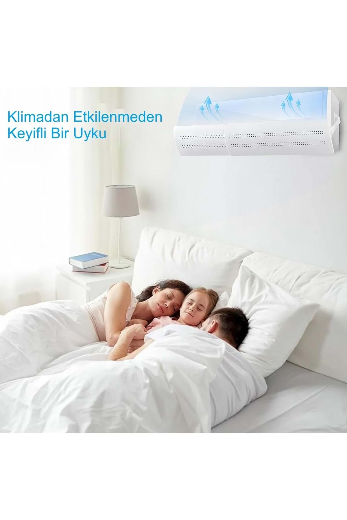 HyMark Ayarlanabilir Delikli Klima Hava Yönlendirici 58-105 CM Klima Çarpması Siperliği Aparatı