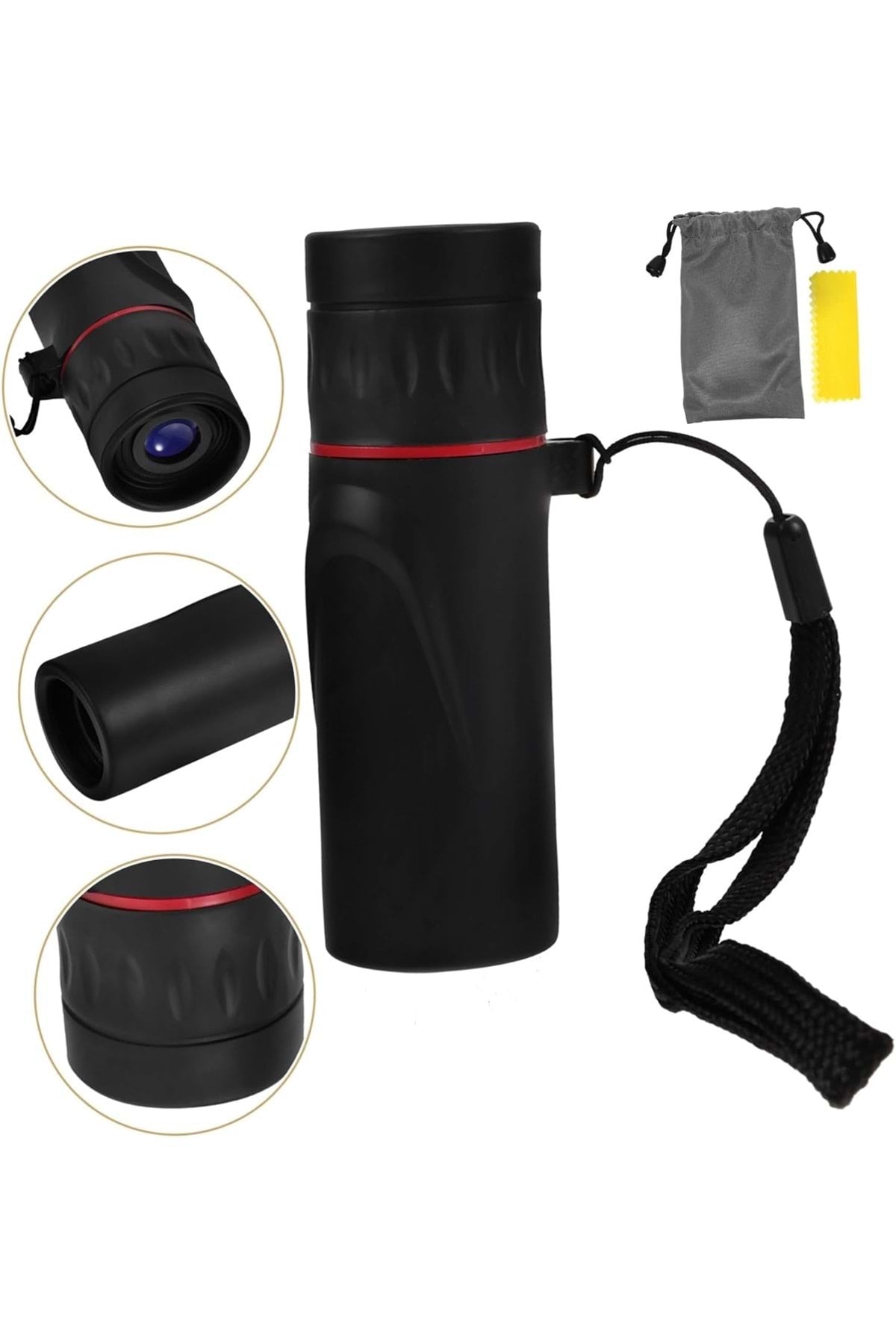 HyMark 100x25 Zoomlu Yüksek Çözünürlüklü Tek Gözlü Monoküler Dürbün