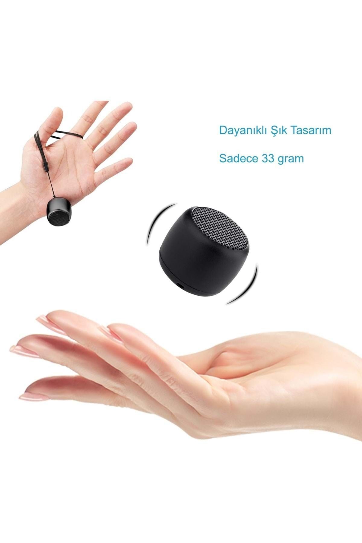 HyMark Mini Bluetooth Ses Bombası Hoparlör Mini Boyut Yüksek Ses Wireless Speaker
