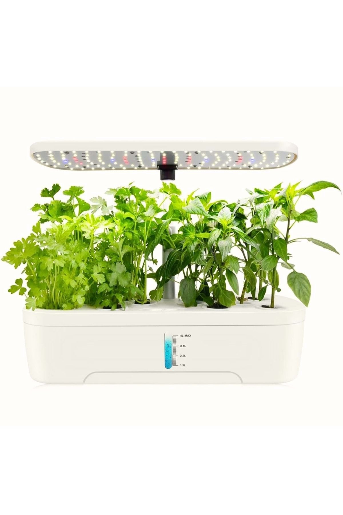 HyMark Hidroponik Topraksız 12 Bölme Bitki Yetiştirme Kiti 3 Mod 139 LED Tam Spekturum Bahçe Kit