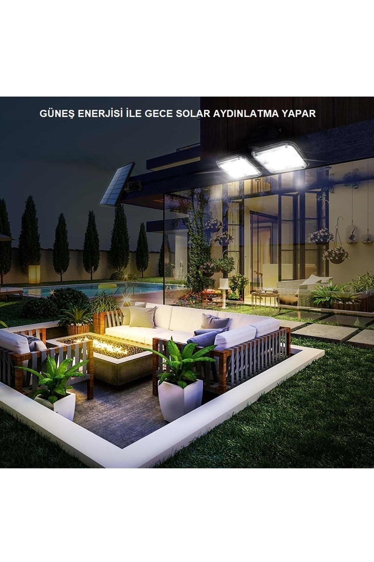 HyMark Güneş Enerjili Aydınlatma Solar Lamba 20w 120 Led