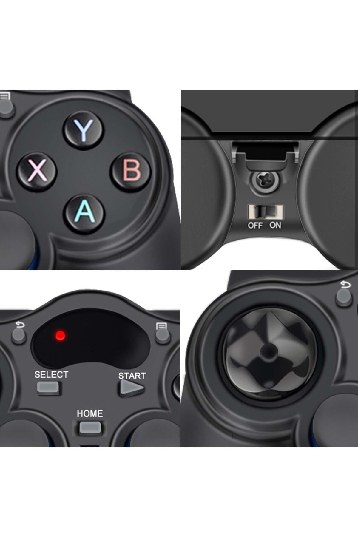 HyMark 2.4ghz Android Telefon Kablosuz Oyun Kolu Gamepad Pc Tv Box Ps3