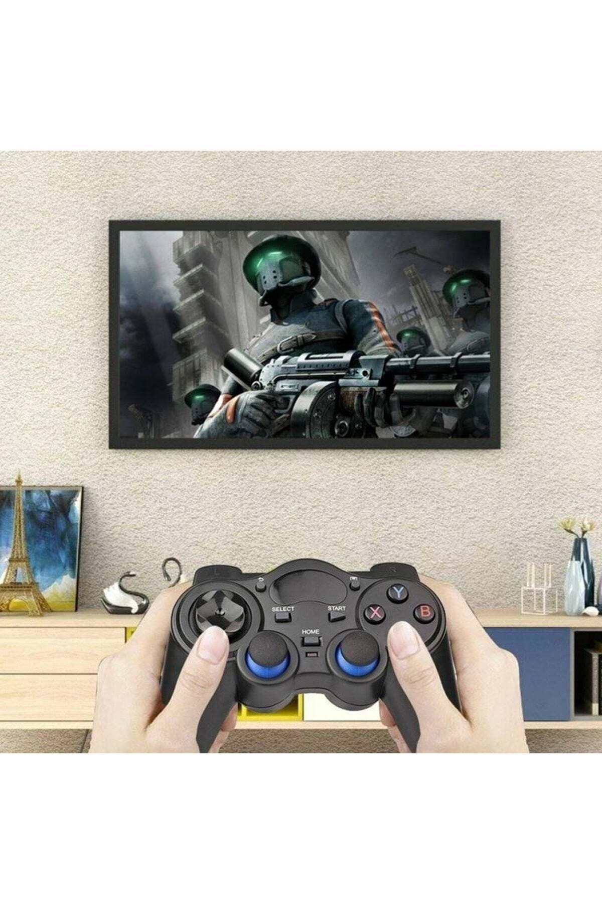 HyMark 2.4ghz Android Telefon Kablosuz Oyun Kolu Gamepad Pc Tv Box Ps3